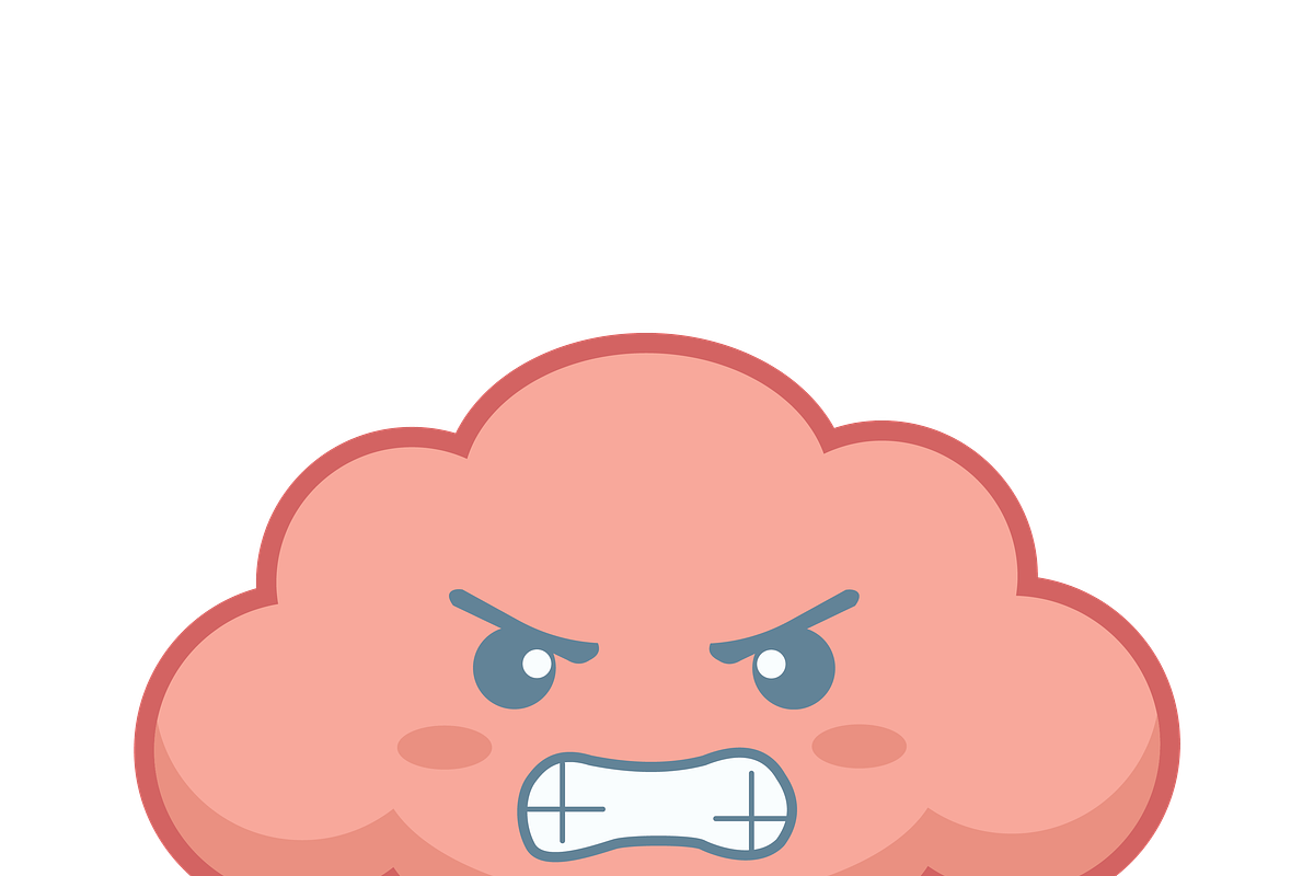 Cloud Cartoon Emotion Emoticon, an Emoji Icon by jongcreative (Photo 3 of 3)