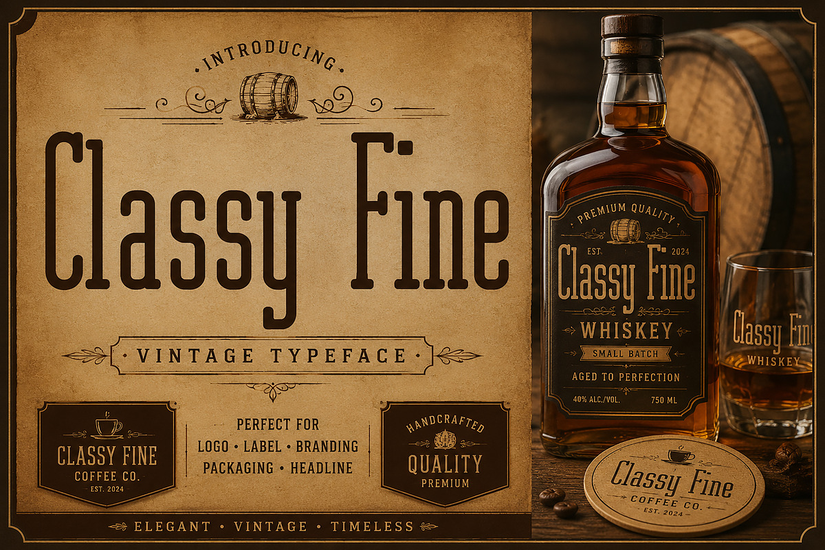 Classy Fine, a Serif Font by Wow Magic (Photo 5 of 5)