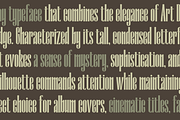 Chamberd – Luxury Condensed Typeface, a Sans Serif Font by MaikoHatta (Thumbnail 5 of 7)