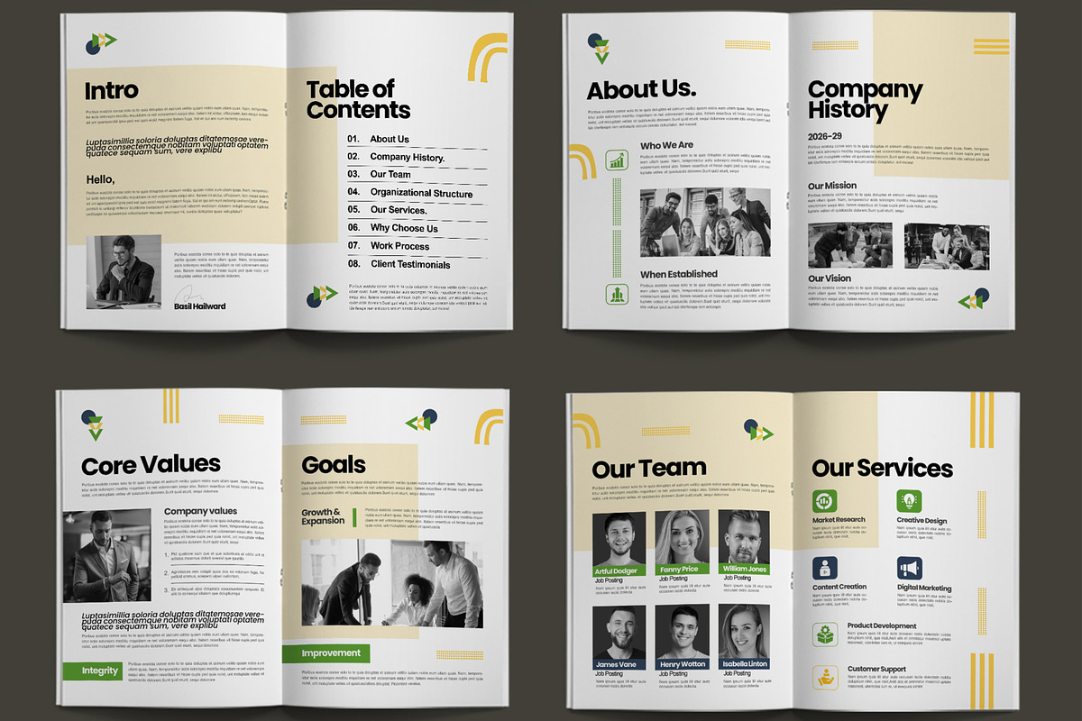 Professional Business Profile, a Brochure Template by ContestDesign (Photo 3 of 4)