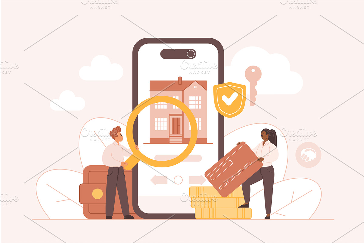 Property Appraisal and Investment, a Finance Illustration by Lemberg Vector