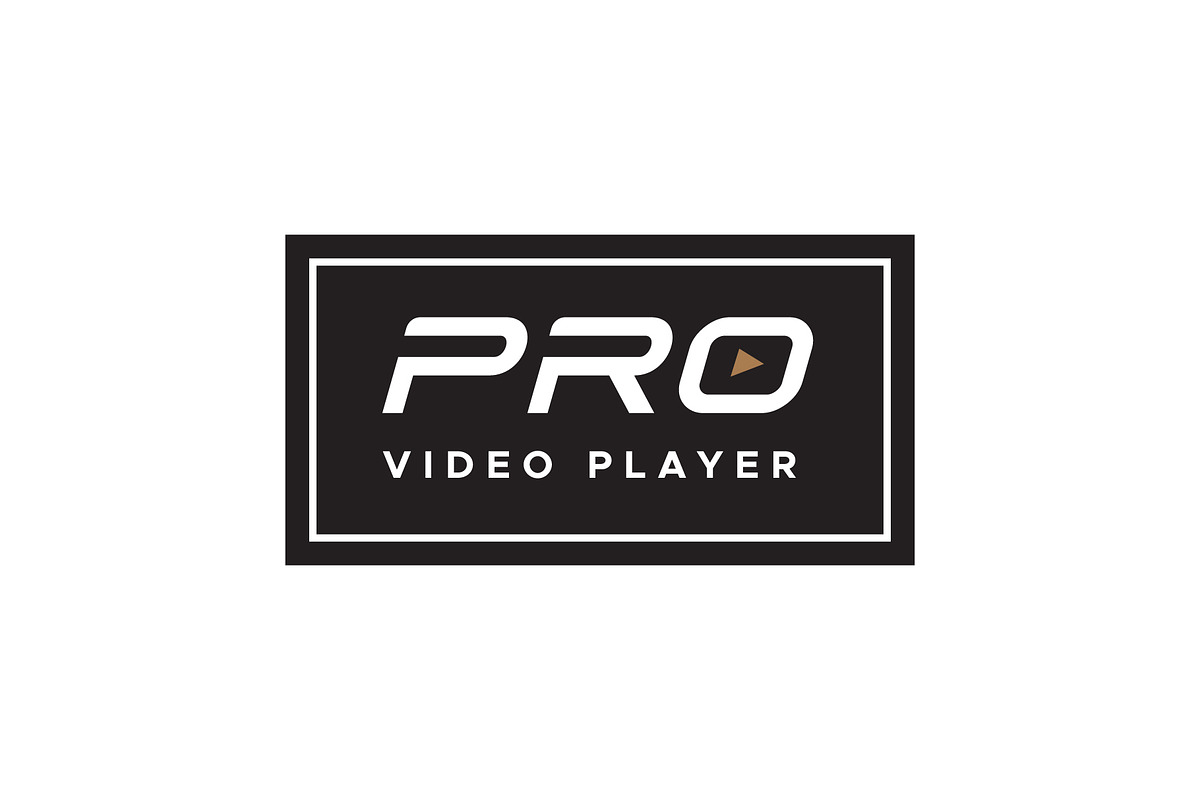 Pro Video Player Logo Design, a Branding & Logo Template by funpixel