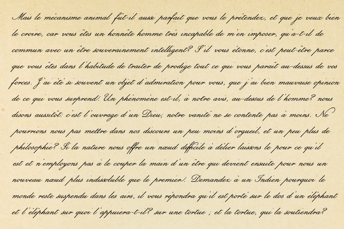 Botanical Scribe, a neat old pen font. preview 5