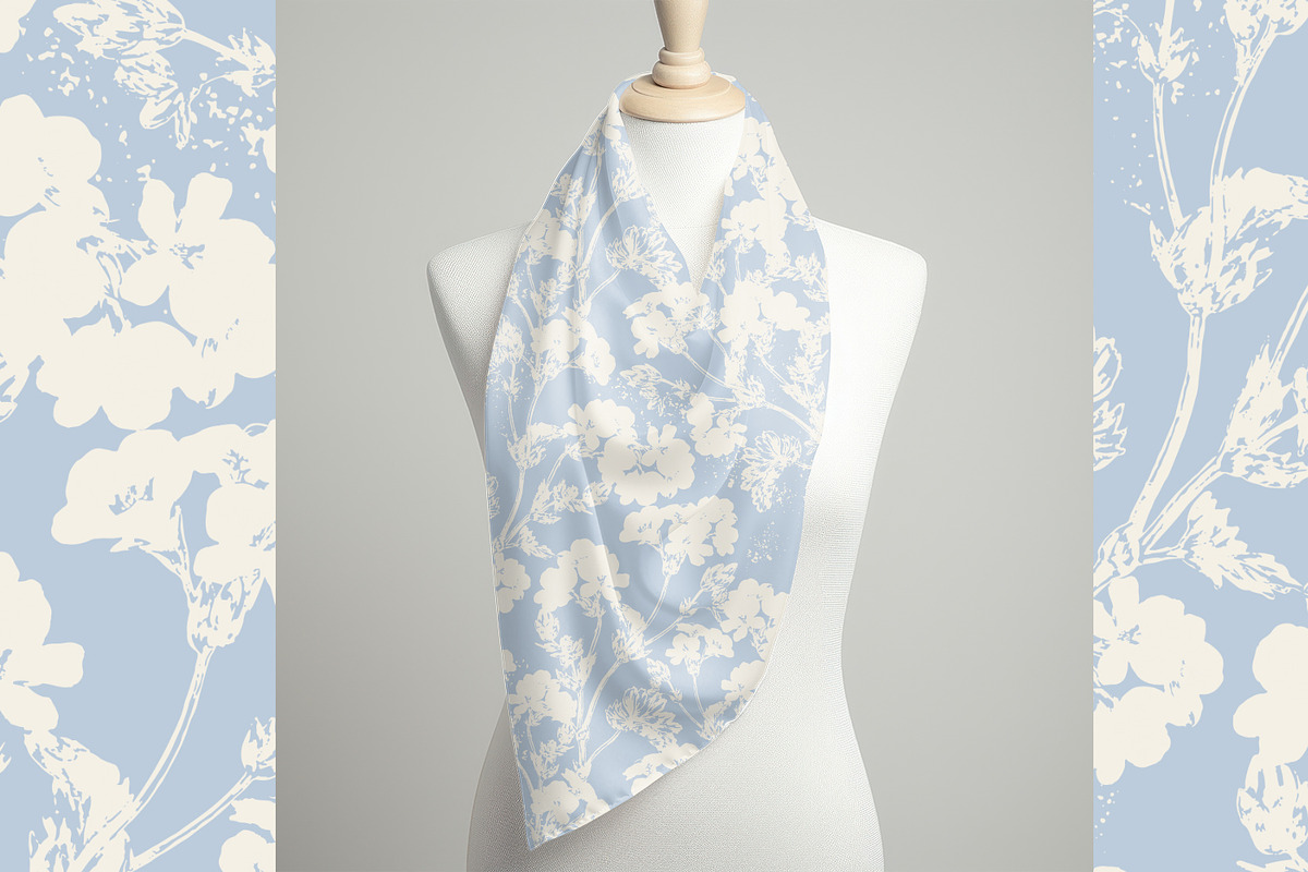 White Blooming Flowers, a Wallpaper Graphic by MalyskaStudio (Photo 14 of 14)