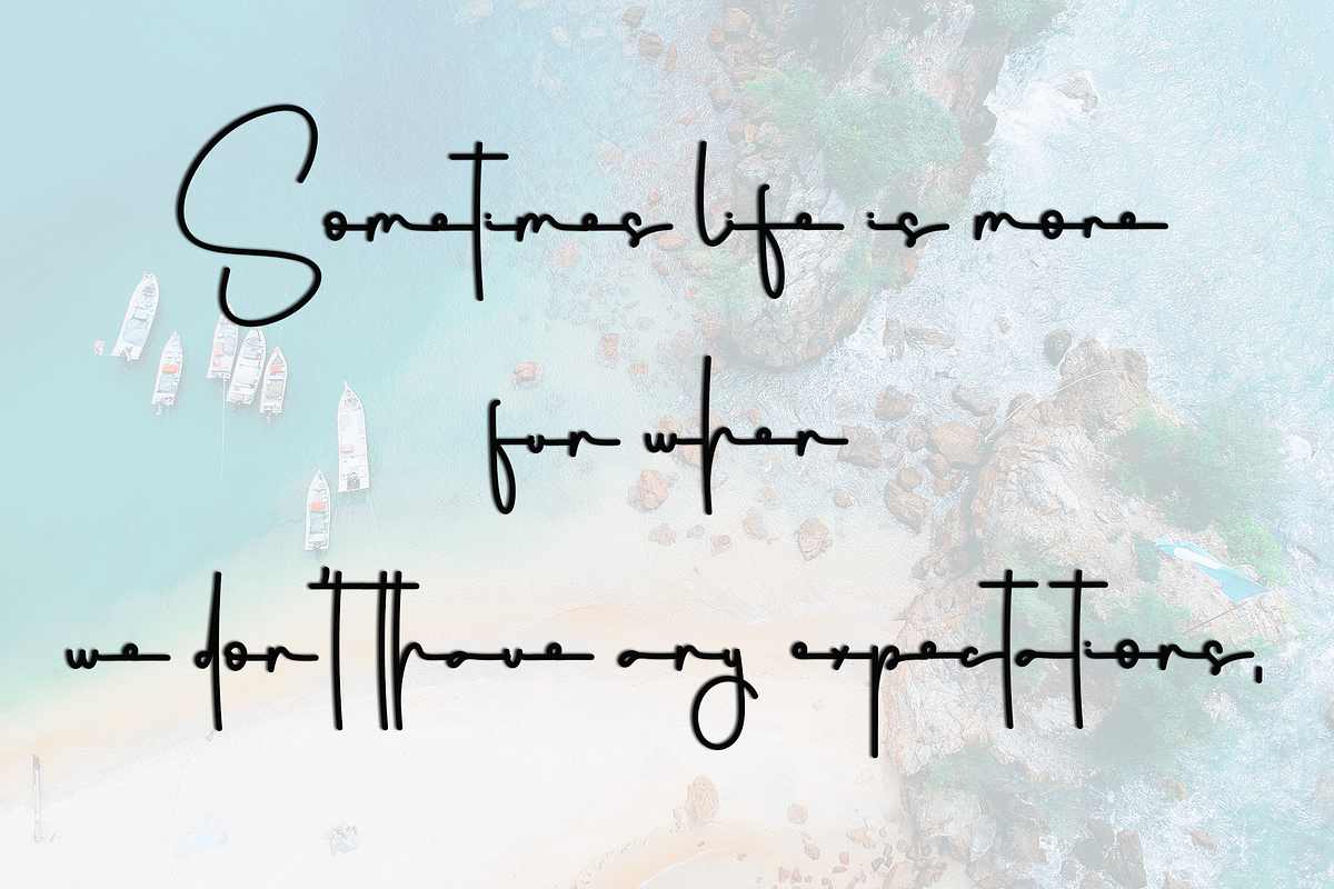 Signature Calligraph, a Handwritten Font by FreshTypeINK (Photo 7 of 8)