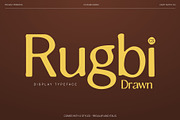 CS Rugbi Drawn, a Serif Font by Craft Supply Co. (Thumbnail 1 of 8)