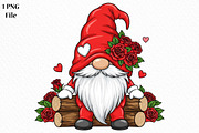 Valentine's Day Gnome Png, a Graphic by Canvas Craft (Thumbnail 1 of 6)