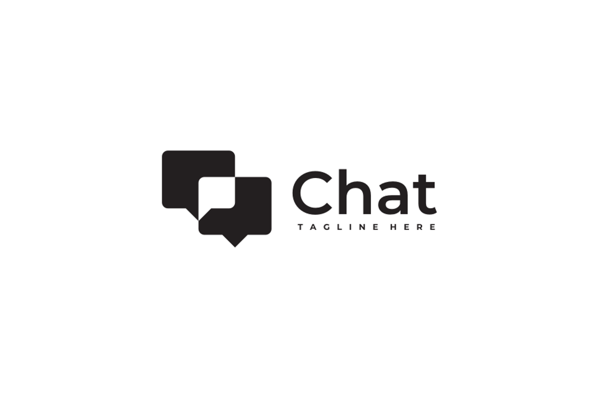 Chat Logo Template, a Branding & Logo Template by yopie (Photo 2 of 3)