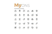My Icons, an Outline Icon by Andrew Kras Design (Thumbnail 35 of 38)