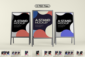 Advertising Stand Mockup Set, an Advertising Mockup by Xtrahive