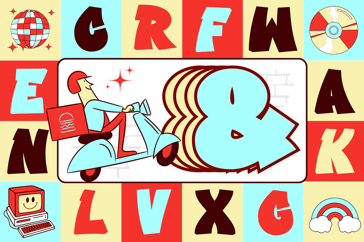 Crysh Graffiti Typeface, a Handwritten Font by Fitrah Type (Photo 11 of 12)