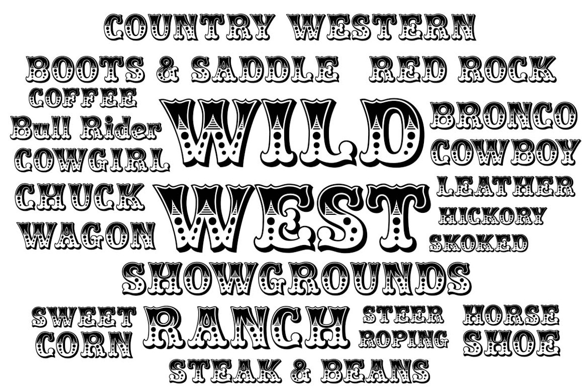 Rodeo Clown, a Font by FontMesa (Photo 5 of 5)