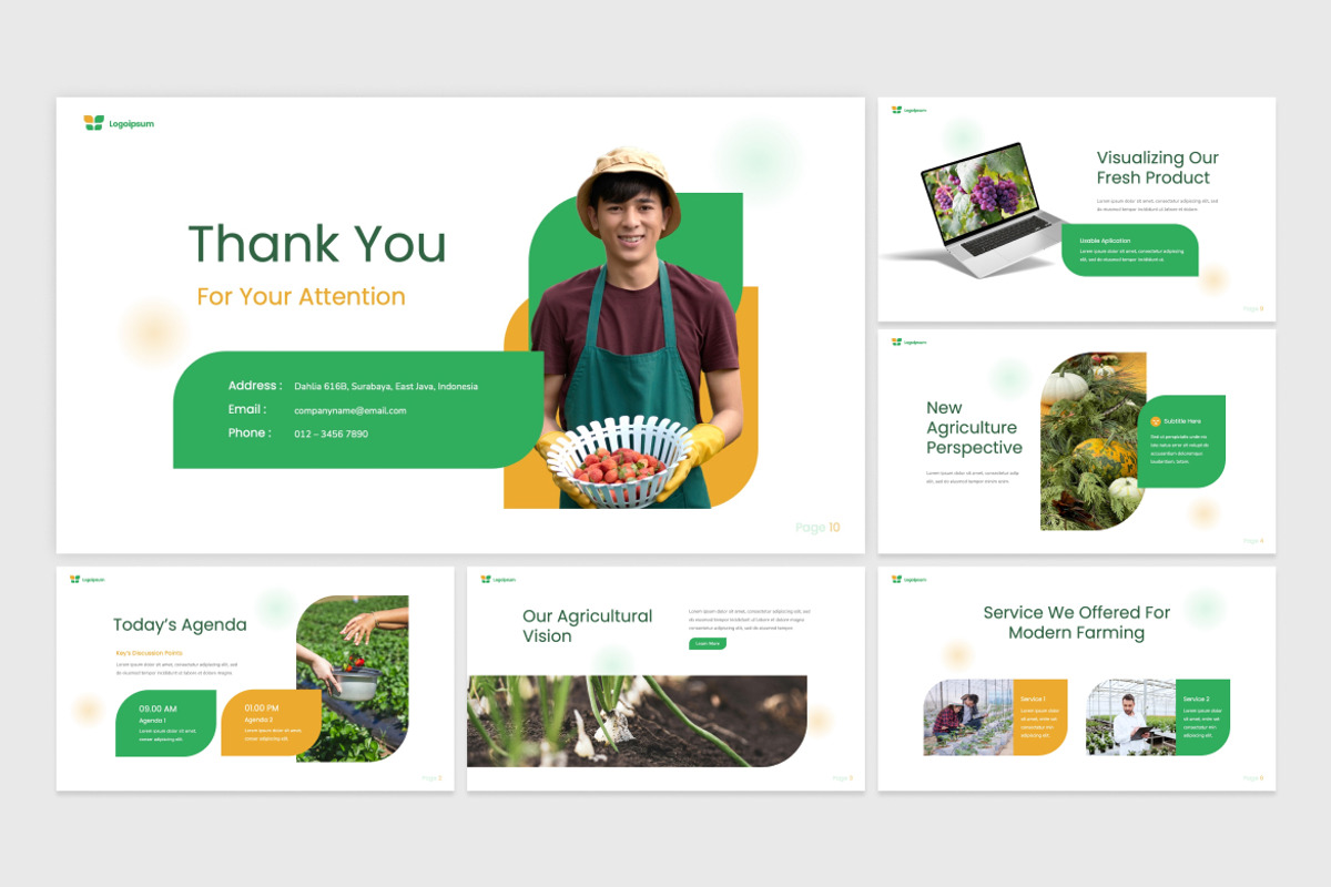 Agriculture Presentation Slides, a Presentation Template by Antstheme (Photo 2 of 2)