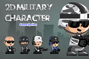 2D Millitary Soldier Character, a Texture Illustration by Awns Creators (Thumbnail 3 of 3)