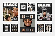 Black Friday Instagram Posts, a Templates & Theme by Uyava Space (Thumbnail 1 of 7)