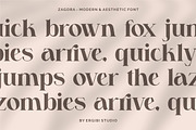 Zagora - Modern Font, a Serif Font by ErgibiStudio (Thumbnail 6 of 10)