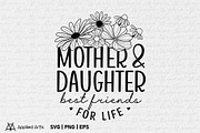 Mother and Daughter Best Friend SVG, a Graphic by Applied Arts (Thumbnail 1 of 12)