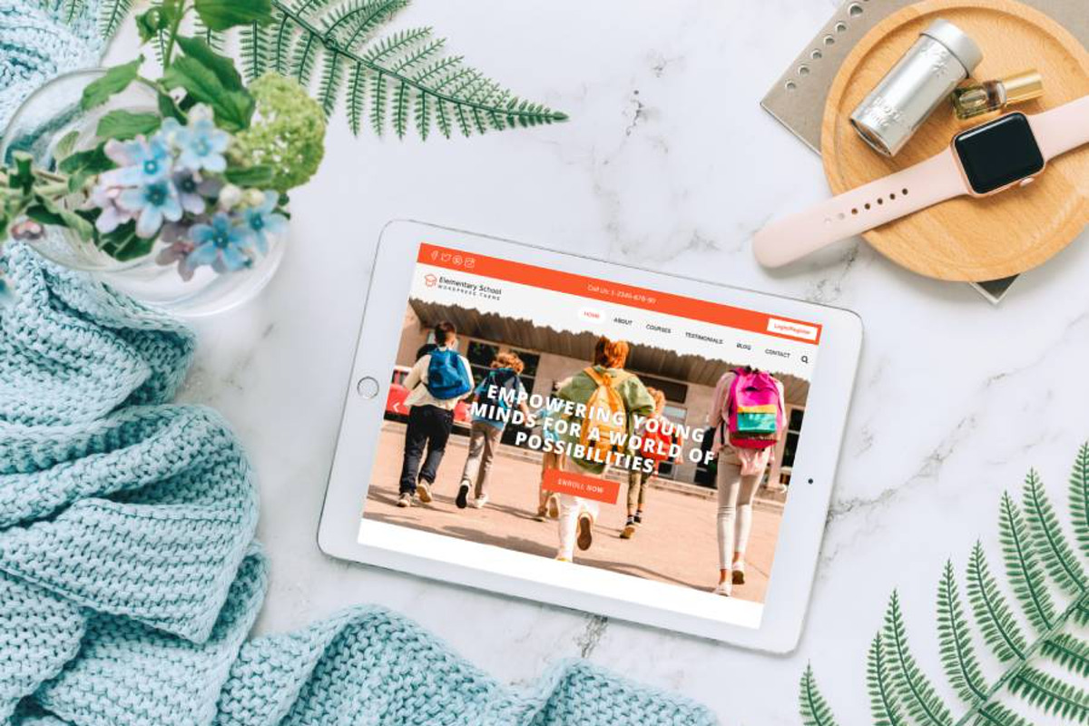 Elementary School WordPress Template preview 4