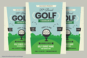 Golf Flyer Template, a Flyer Template by Satgur Graphic Design (Thumbnail 1 of 5)