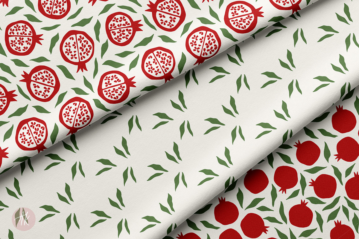 Pomegranate Fruit Clipart Set, an Object Graphic by Alena Koval (Photo 13 of 16)