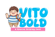 Vito Bold - Cozy & Display Font, a Sans Serif Font by khurasan (Thumbnail 1 of 6)