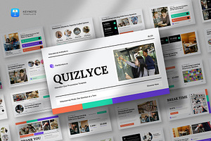Educational Quiz Keynote Template, a Presentation Template by fluffstudio