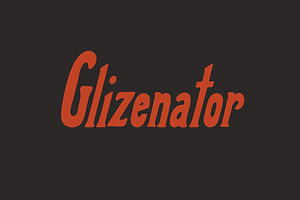 GLIZENATOR, a Handwritten Font by SAMPLE