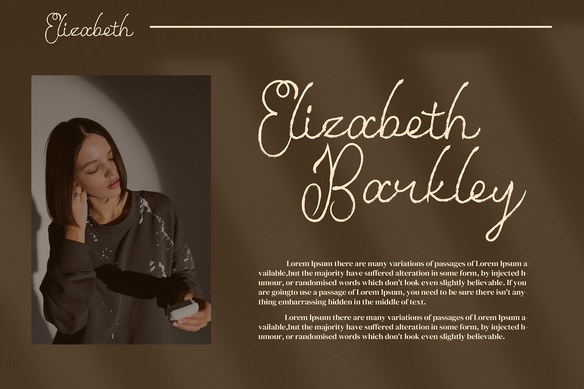 Emillam Script Fonts, a Script Font by mahstudios (Photo 2 of 15)