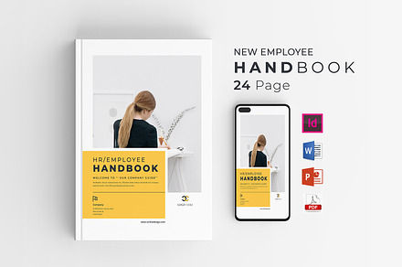 Employee Handbook Template, a Brochure Template by obayes