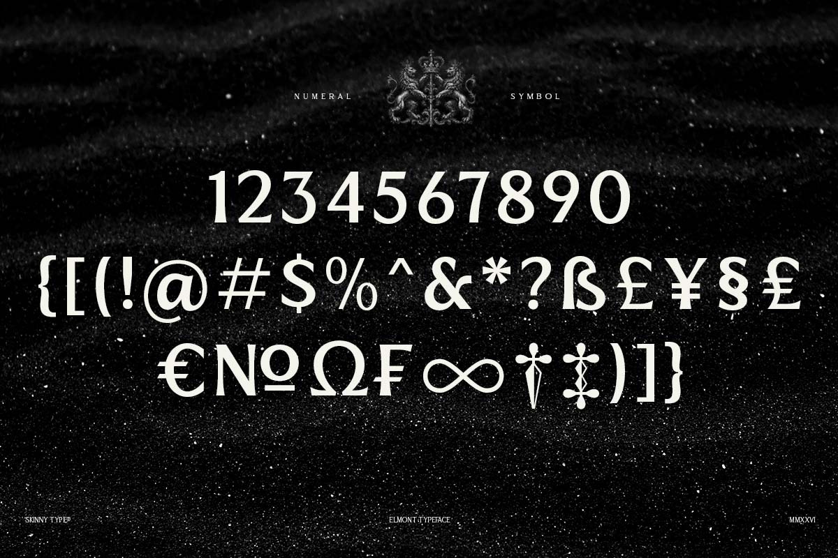Elmont | 18 Fonts, a Serif Font by Skinny Type (Photo 8 of 10)