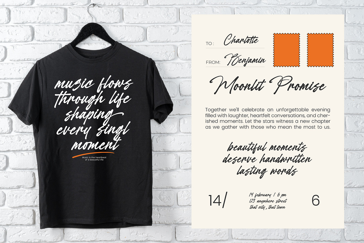 Welcrast Elegant Signature Script, a Script Font by Letterena Studios Script (Photo 3 of 10)