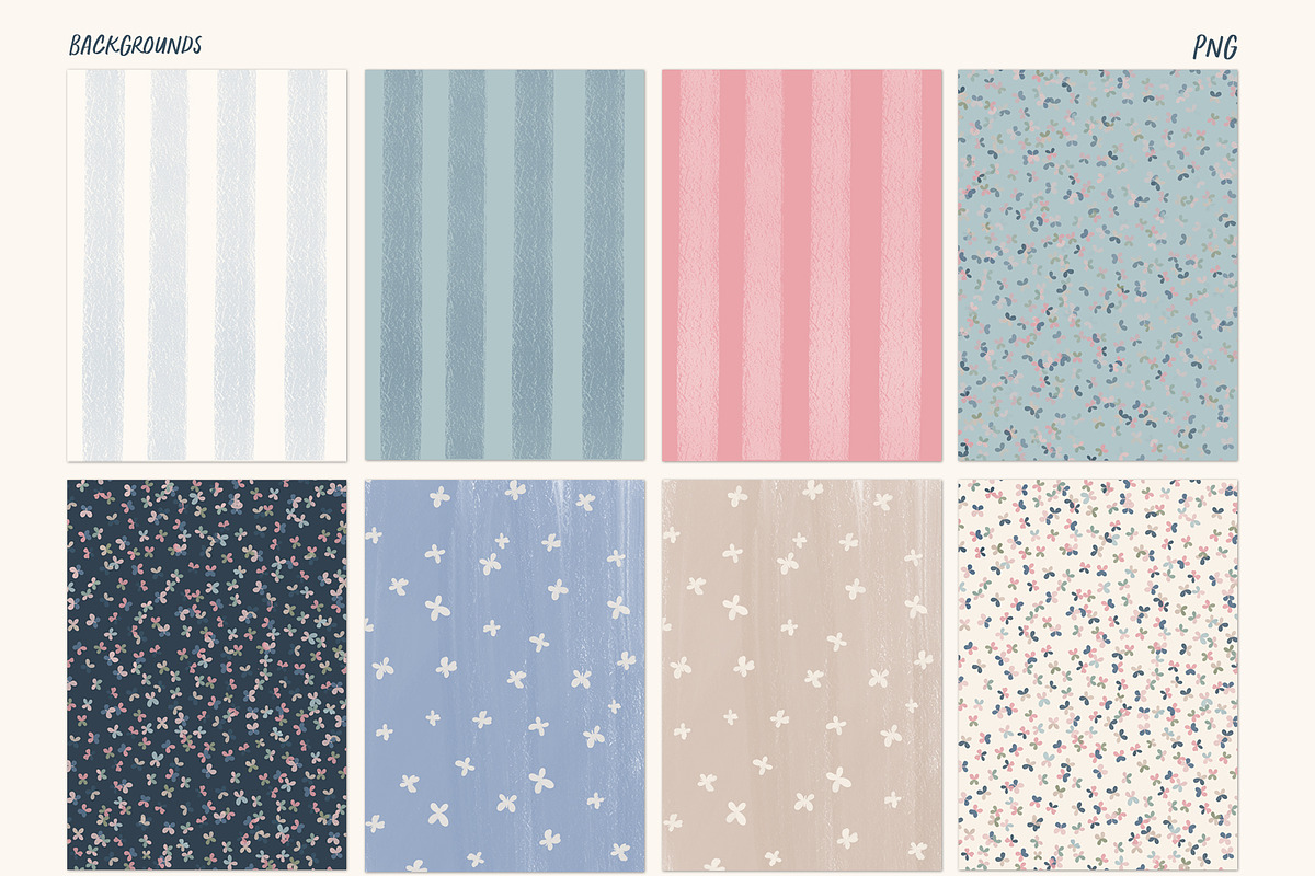 Cottagecore pattern background, a Pattern Graphic by Cozy pattern shop (Photo 10 of 10)