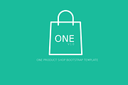 One - 1 Product Shop Template, a Bootstrap Template by AleksandarUrosevic (Thumbnail 1 of 2)