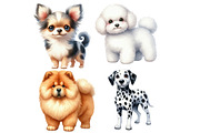Watercolor Dogs Sublimation Bundle, an Illustration by Designworld (Thumbnail 4 of 5)
