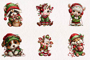 Hilarious Holiday Animal Characters, a Seasonal Illustration by CreationArt (Thumbnail 4 of 7)