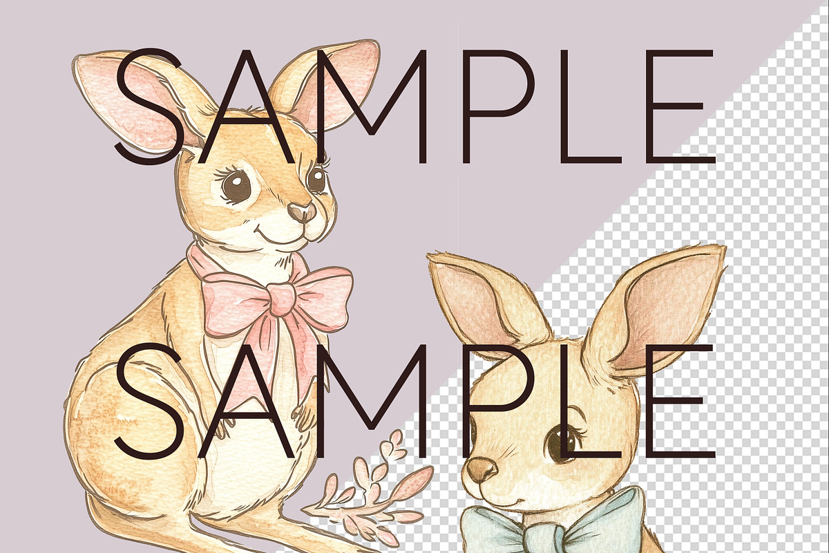 Australian Animal Nursery Clipart, an Animal Illustration by Pawcasso's Portraits (Photo 5 of 6)