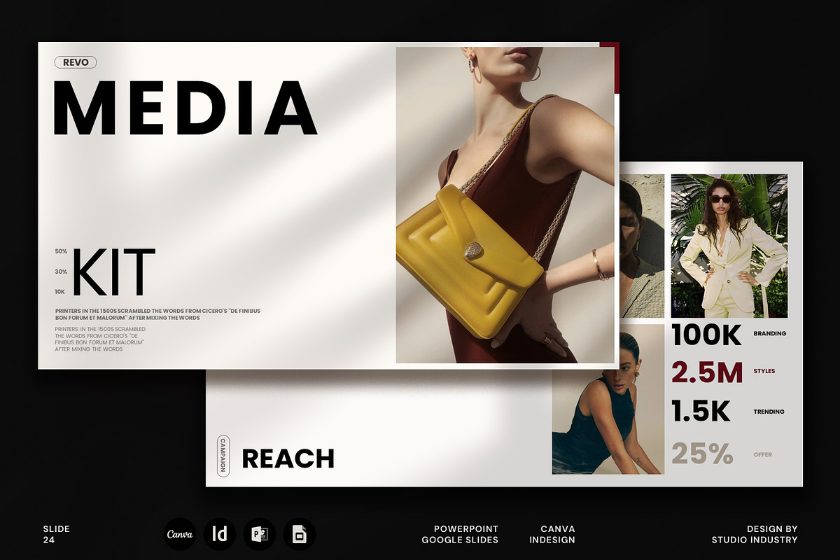 Revo | Media Kit Template, a Presentation Template by Studio Industry (Photo 1 of 9)