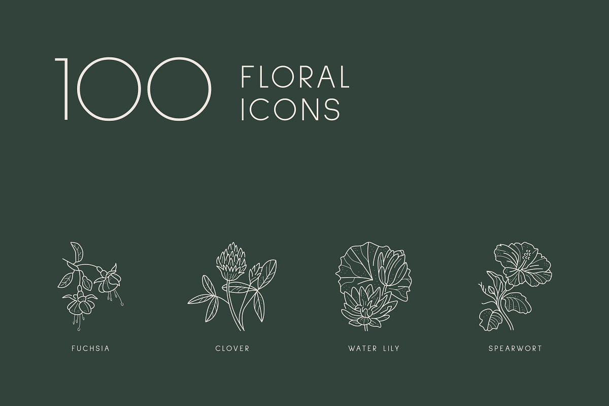 Floral Logo Bundle 50 Botanical Logo, a Branding & Logo Template by iStar Design (Photo 4 of 26)
