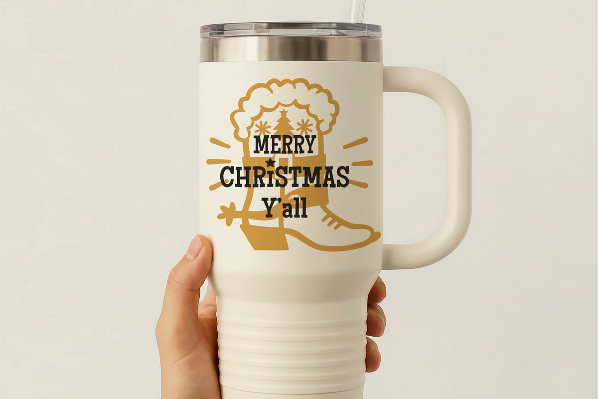 Cowboy Christmas SVG Bundle Western, a Seasonal Illustration by TanchaArt (Photo 9 of 11)