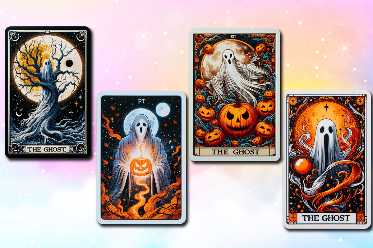 Ghost Tarot Card Sublimation, a Work Illustration by Dream Creation (Photo 4 of 4)