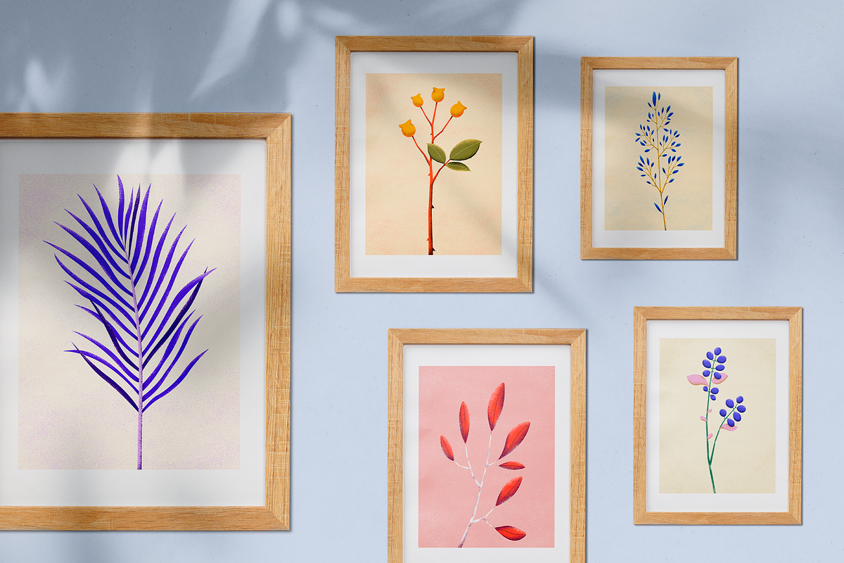 Floral Art Prints – Ready-to-Print, a Graphic by GraphicCo (Photo 6 of 12)