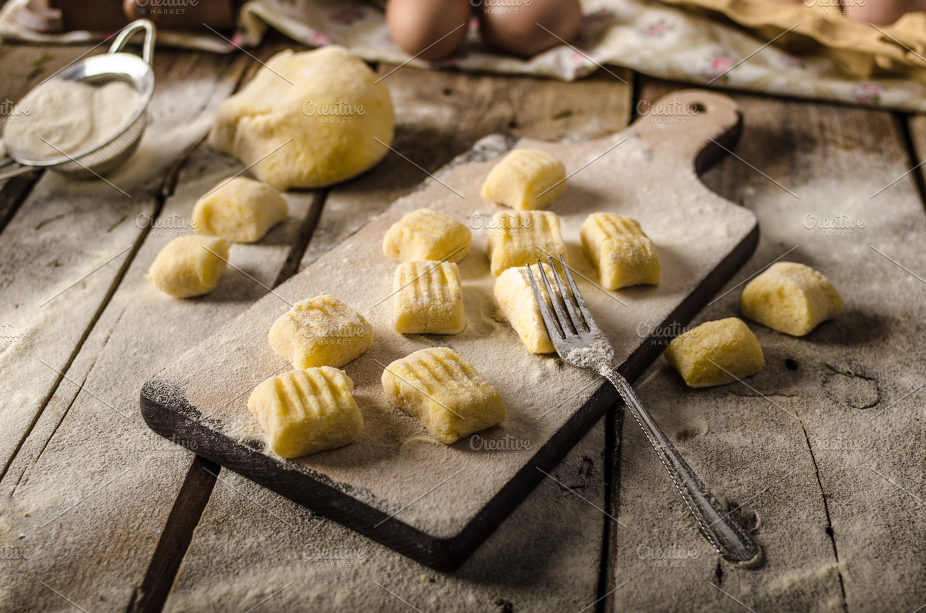 Homemade potato gnocchi featuring gnocchi, potato, and italian, a Food & Drink Photo by Stepanek Photography