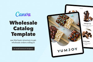 Canva Wholesale Catalog Template