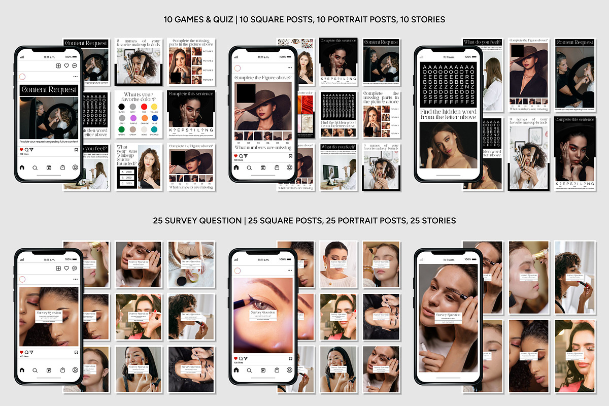 Makeup Instagram Template, a Social Media Template by Kalubuak (Photo 5 of 10)