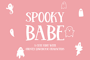 Spooky Babe Serif Font - Ghost Font, a Serif Font by Beck McCormick (Thumbnail 1 of 10)
