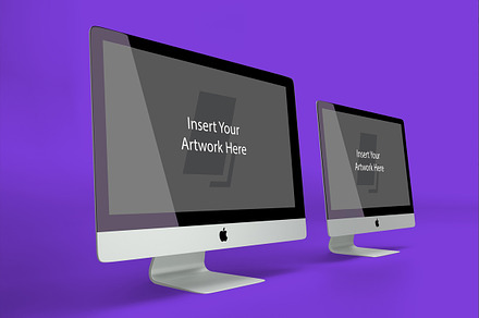Double iMac Mockup