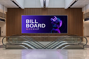 Indoor Billboard Mockup Bundle, an Advertising Mockup by graphypix (Thumbnail 8 of 13)