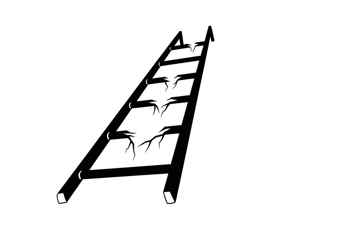 50 Broken Ladder Silhouette Bundle, an Illustration by Designs_River (Photo 43 of 51)