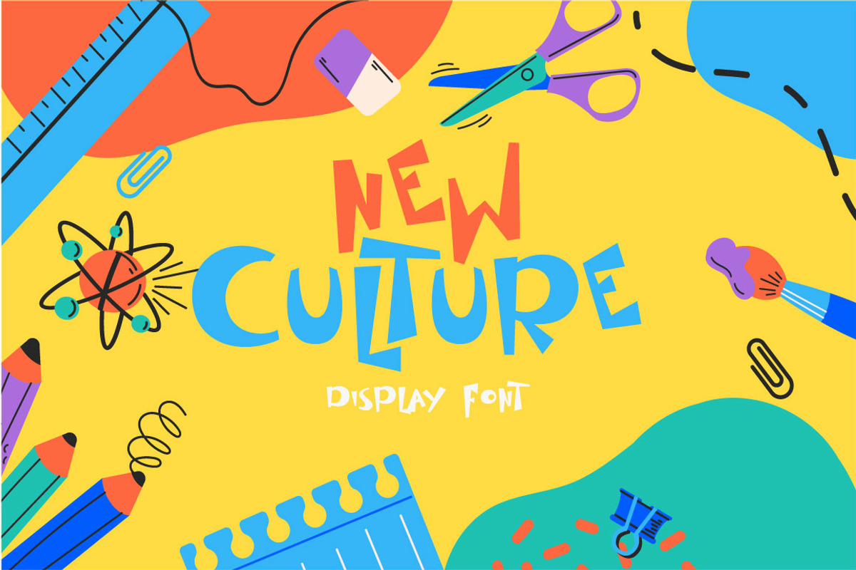 New Culture, a Font by ALIVECREATIVE (Photo 2 of 10)