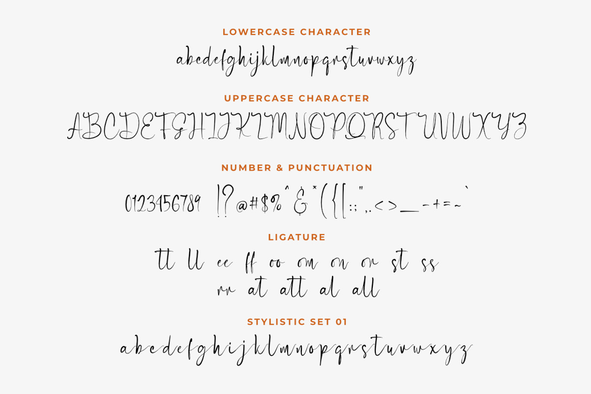 Batavia Symphony Modern Script Font, a Handwritten Font by Bluestype Studio (Photo 8 of 8)